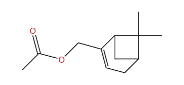 6,6-Dimethylbicyclo[3.1.1]hept-2-en-2-yl-methanol acetate